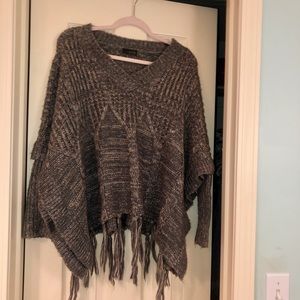 Anthropologie fringe sweater
